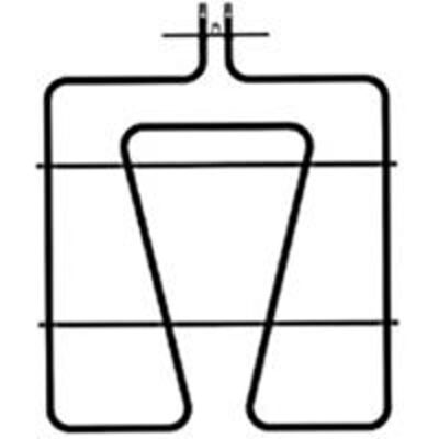 WA175 RESISTENZA BASE FORNO SAMET NARDI 1250W Altezza Utile mm : 381 Larghezza mm : 326 Profondità mm : Interasse mm : 24 Traversino mm : 340  cod imergas RE4702