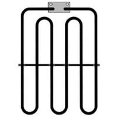 RESISTENZA GRILL FORNO 230V 2000w BOMPANI Altezza Utile mm : 292  Larghezza mm : 207  Profondità mm : 20  Interasse mm : 32  Traversino mm : 220  M00316948