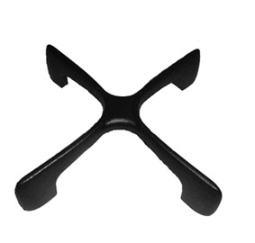 GRIGLIA in ghisa 1 FUOCO PER PIANI COTTURA REX ELECTROLUX -  21 X 21 H.45 - ALFA 3546306014