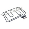 00203147 040199009962R 040199009963R - RESISTENZA DOPPIA FORNO W800 + 1800 V230 NARDI Altezza Utile mm : 305 Larghezza mm : 380 Interasse mm : 24/56 Traversino mm : 457