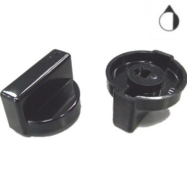 MANOPOLA CANDY SOVRANA ESTERNO 35 NERO GAMBO 6 +2