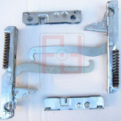 KIT CERNIERE 162 x 21 interasse 135 + RULLINI 110 x 12 interasse 94 JOLLY INOX