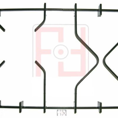 GRIGLIA PIATTINA SINISTRA 395 X 263 2 FUOCHI PER PIANI COTTURA WHIRLPOOL