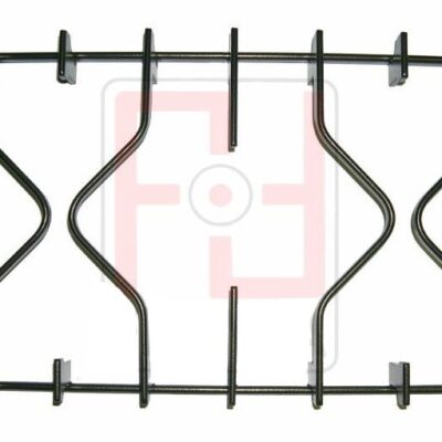 GRIGLIA PIATTINA 2 FUOCHI PER PIANI COTTURA WHIRLPOOL 395 X 210