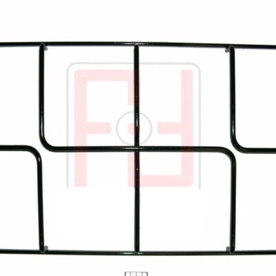GRIGLIA PIATTINA 2 FUOCHI 483X278 PER CUCINA ARISTON INDESIT