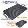 PIASTRA IN GHISA con maniglie, Reversibile Campingaz Area Grill: 43.5 x 24 cm Un lato è liscia per il massimo contatto, l'altro lato è scanalata per un perfetto disegno