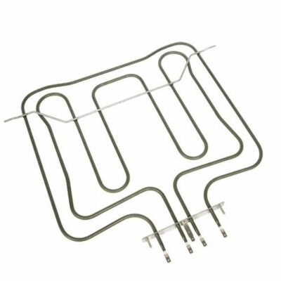 CU512095 312CU200 RESISTENZA DOPPIA PER FORNO SMEG 1000W 1700W Altezza Utile mm : 357 Larghezza mm : 388 Profondità mm : Interasse mm : 100 / 24 Traversino mm : 460 Interasse Fissaggio mm : 134 - COD.ORIGINALE 806890435 806890527 00203326 COK120SM RE3235T