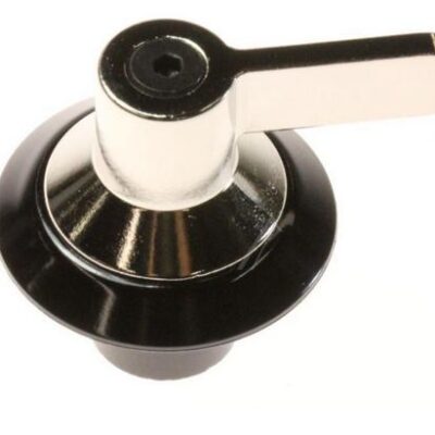 MANOPOLA CUCINA RUBINETTO CROMATA/NERA, MANOPOLA DIA. mm.: 37, GAMBO DIA. ESTERNO mm.: 17, GAMBO DIA. INTERNO mm.: 6, SPORGENZA GAMBO mm.: 18 - 694975086 - 694971699 - SUK61MFX 49782203