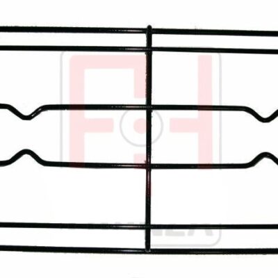 GRIGLIA PIATTINA 2 FUOCHI SMALTATA TONDINO 433 X 230 PER CUCINA PC SAMET