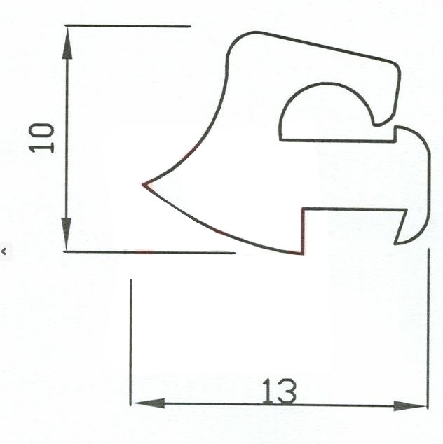 Piedino in gomma per griglie Per P0287 - P0288 ARISTON INDESIT adattabile a C00075434 WY111