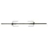 34200001 SPIEDO QUADRO SEZIONE mm.8 + 2 FORCHETTINE LUNGHEZZA mm.811 sezione quadra