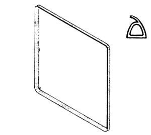 GUARNIZIONE FORNO 14 MOLLE - LUNGHEZZA 1289MM FITTING FOSTER