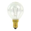 LAMPADINA PER FORNO Attacco E14 - Watt 40 montata su Forni Electrolux Rex - codice rif originale 50279890003
