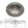 BRUCIATORE 2 FORI RAPIDO TIPO NUOVO PER PIANI COTTURA INDESIT ARISTON SHOLTES MONTA S2723 S2723-1 RIF. C00299215