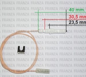CANDELETTA SMEG  Lunghezza cavetto Cm.50