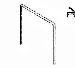 GUARNIZIONE FORNO ELBA DE LONGHI 2 LUNETTE 1060MM