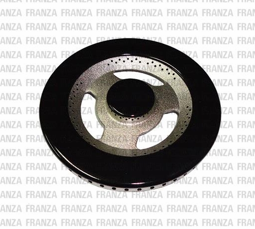 TRIPLA CORONA CROMATA + PIATTELLI SMALTATI SMEG Per B5331 - B5338 - B5338/1 882410043, 882410048, 882410056, 882410174