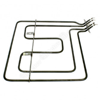 WA268PCK COK118AC RE3174 RESISTENZA FORNO GRILL 1100+1100W 230V 262900094, 262900082, 262900070 (Lunghezza: 356mm, larghezza: 338mm, Lunghezza flangia: 100mm, Larghezza flangia: 17mm, Profondità immersione: 320mm) 312CU162