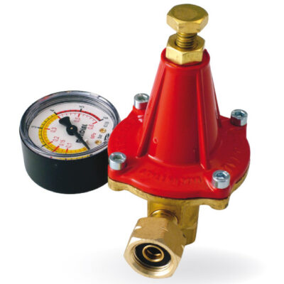 HP563R78-02D REGOLATORE TARATURA REG.OTZ ALTA PRESSIONE 25KG/H CON MANOMETRO E VALVOLA DI SICUREZZA
