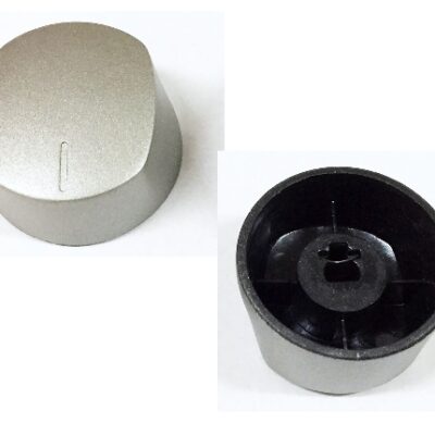 MANOPOLA PIANO COTTURA CANDY HOOVER ROSIERES ATTACCO AL RUBINETTO 6 mm. ALTEZZA MOZZO -3mm  diametro 37mm
