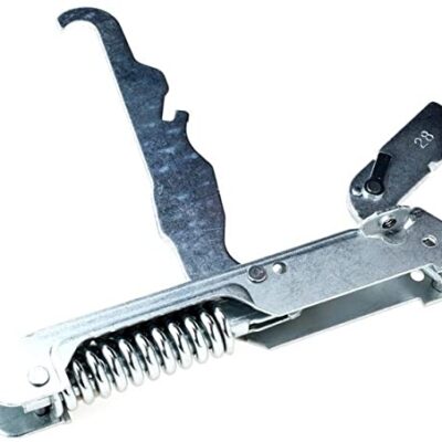 87400107 CERNIERA PORTA FORNO CANDY GASFIRE DIMENSIONI: LUNGHEZZA 150MM. ALTEZZA ASTA LUNGA 120MM. ALTEZZA ASTA CORTA 35MM. INTERASSE FORI FISSAGGIO POSTERIORE 23MM. 92996883 DRH302CY