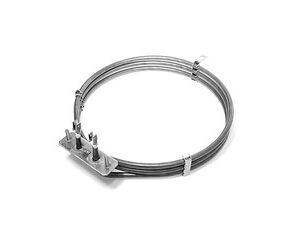 RESISTENZA CIRCOLARE FORNO VENTILATO 2000W DIMENSIONI: DIAMETRO 192MM. ALTEZZA TOTALE CON CONTATTI 95MM. LUNGHEZZA STAFFA 70MM. INTERASSE FORI STAFFA 57MM. ALTEZZA SOLO CONTATTI DA STAFFA 55MM. COK111SM 00203406