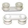 ORIGINALE KIT 4PZ. RUOTE PER LAVASTOVIGLIE ELECTROLUX REX ZN4121 ZN4103 50269972001 95483303