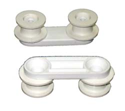 ORIGINALE KIT 4PZ. RUOTE PER LAVASTOVIGLIE ELECTROLUX REX ZN4121 ZN4103 50269972001 95483303