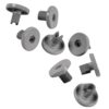 50286965004 50265468004 KIT 8PZ RUOTE PER CESTELLO INFERIORE LAVASTOVIGLIE ELECTROLUX ORIGINALE