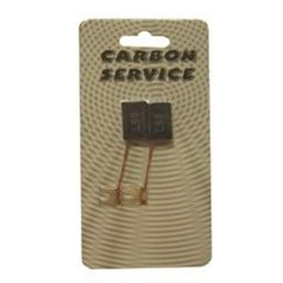 Blister da 2 carboncini 6,2 x 10 x 21,5 mm con terminali per trapano
