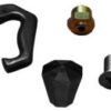 KIT MANICO + VALVOLA  + POMELLO PER CAFFETTIERA MOKA  6 TAZZE - N614