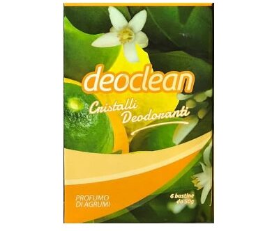 Confezione 6 bustine di Cristalli PROFUMATI - AGRUMI - profumati per vai usi - DEOCLEAN