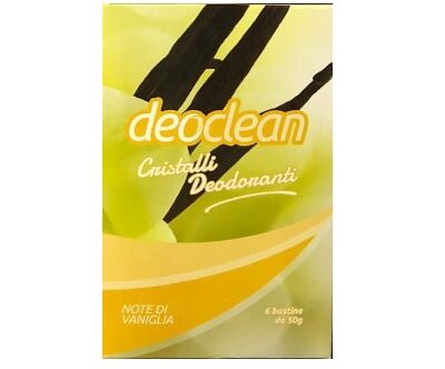 Confezione 6 bustine di Cristalli PROFUMATI - VANIGLIA -  profumati per vai usi - DEOCLEAN