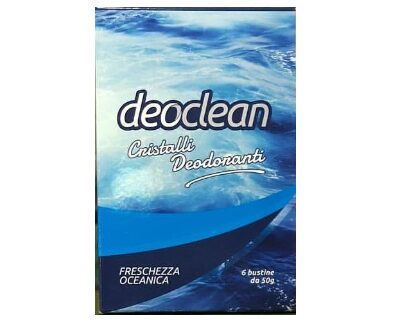 Confezione 6 bustine di Cristalli PROFUMATI - OCEANICA - profumati per vai usi - DEOCLEAN