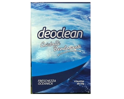 Confezione 6 bustine di Cristalli PROFUMATI - OCEANICA - profumati per vai usi - DEOCLEAN