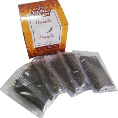 VELAN FDE907 - SCATOLA 6 buste da 50gr. GRANULI CRISTALLI PROFUMATI PROFUMO D' ORIENTE - PER ASPIRAPOLVERE E VARI UTILIZZI