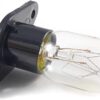 Z595 LMP600SA LAMPADINA 20 WATT 230 VOLT MICROONDE  SAMSUNG (4713-001524, 4713-001046, 4713-001031) (Faston 4,8 mm Diametro bulbo 22 mm Altezza bulbo 35 mm Altezza totale 53/63 mm ) 2476206 00542168 600MD97