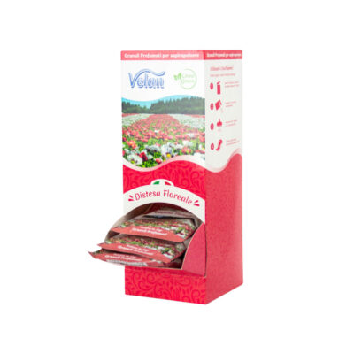 GRANULI PROFUMATI VELAN - DISPENSER 25 BUSTINE - DISTESA FLOREALE