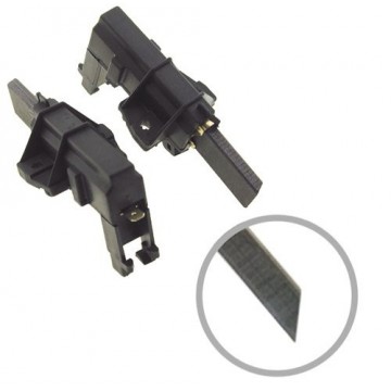 C00196549 - CAR001UN KIT 2PZ SPAZZOLA MOTORE CANDY-WHIRLPOOL 028595, 151614, 196549, 481931088529, 49018683, 51X9118, 92126721 NB.come ZN1500 MA CON TAGLIO DIAGONALE CARBONCINO AL CONTRARIO 481931088529 TOP QUALITY CEE