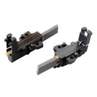 G133 KIT 2PZ Carboncini lavatrice faston 4,8 mm verticale adattabili **Candy**  come ZN1500 MA  CON TAGLIO DIAGONALE CARBONCINO AL CONTRARIO riferimenti originali C00196549  49018683 92126721 151614 481931088529 COMPATIBILI PRC 162IG37 AC-SPMT02