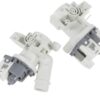 00215484 PMP019CY POMPA SCARICO COMPLETA DI FILTRO LAVATRICE CANDY HOOVER 41019104 41035686 43001093 - ingresso 34mm uscita 22mm HANYU 163CY43