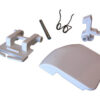 WL152 AD3835 21AK255 Kit maniglietta per oblò lavatrice di colore bianco adattabile **Bompani - Merloni** Marca: Ardo Codice originale: 719003600 651027616 719003400 110189400 651027603
