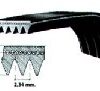 116LG327 BLJ810UN 72131400 CINGHIA 1314 J4 RIGATA BOSCH  440.01.323-00126307 albero altezza mm. 2,34, Sviluppo mm. 1314, N.ro denti 4, Passo mm. 4, Cod. fabbricazione 1314 J4