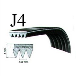 CINGHIA RIGATA 1238 J4 WHIRPOOL 481235818214 1239 J4 04AG554 WN905 BLJ527UN 116LG438