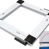693 - CARRELLO SUPPORTO SU RUOTE PER LAVATRICE portata max 300kg con antivibranti e leva per spostamenti. - Dimensioni da 40 a 70cm estensibile per tutte le misure di Lavatrici. ACW002UN