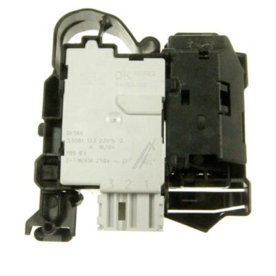 INT023WH ELETTROSERRATURA BLOCCOPORTA PER LAVATRICE WHIRLPOOL 68IG500 Compatibile SERIE DK. 1-2 16(6)A 250V. 3 CONTATTI. 00225240