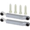 SAR028ZN 4071361465 - 78ZN010 KIT 2 PZ AMMORTIZZATORI PER LAVATRICE AEG ELECTROLUX Frenata 80n diametro occhiello 14mm
