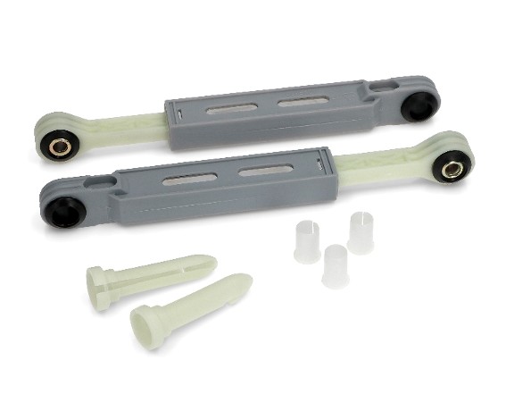 WK222K SAR003BO KIT 2PZ AMMORTIZZATORI LAVATRICE BOSCH - N90, FORO: Ø8+13MM. INTERASSE: 173/255MM 00742719, 660865, 673541, 742719 Originale