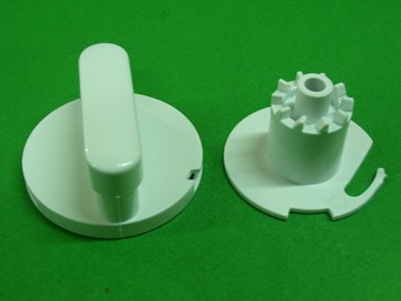 MANOPOLA SERIE 8000 BIANCO/GRIGGIO ZN3824 ZN097347 ZN30924