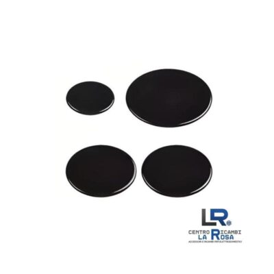 Kit 4 Piattelli Spartifiamma Incavati Piano Cottura Ariston Franke Samet Gas